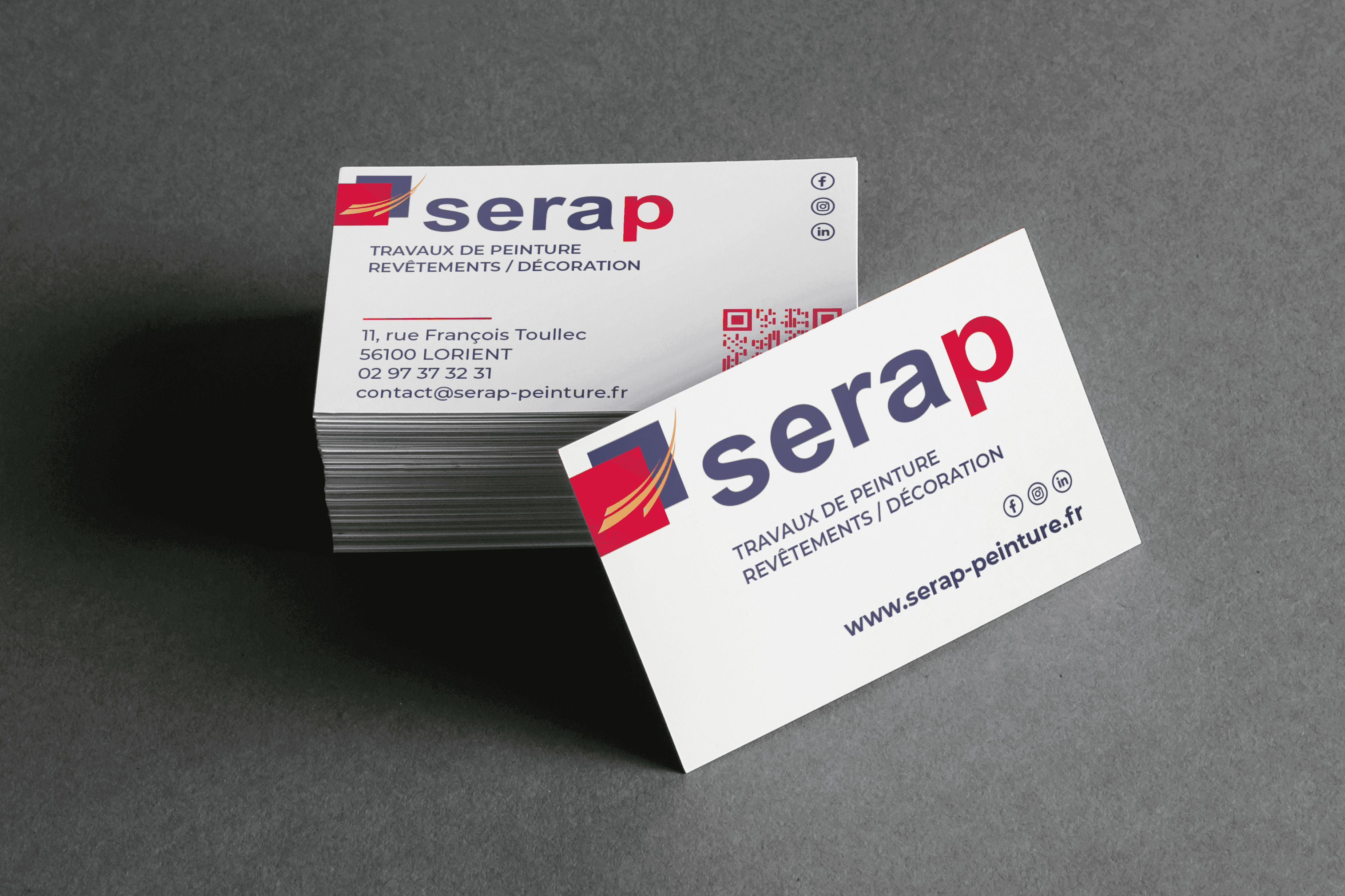Serap peinture : Identité visuelle