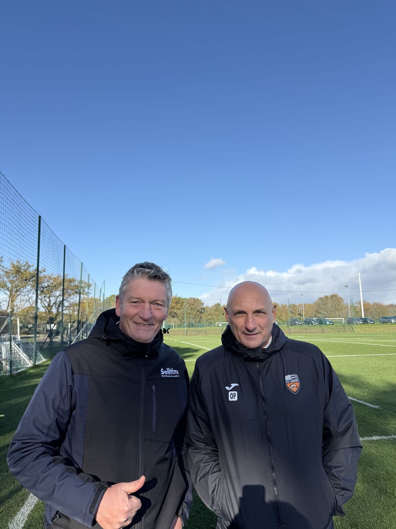 Visite au centre d’entraînement du FC Lorient lors d’une session Inside Staff organisée par le club pour ses partenaires