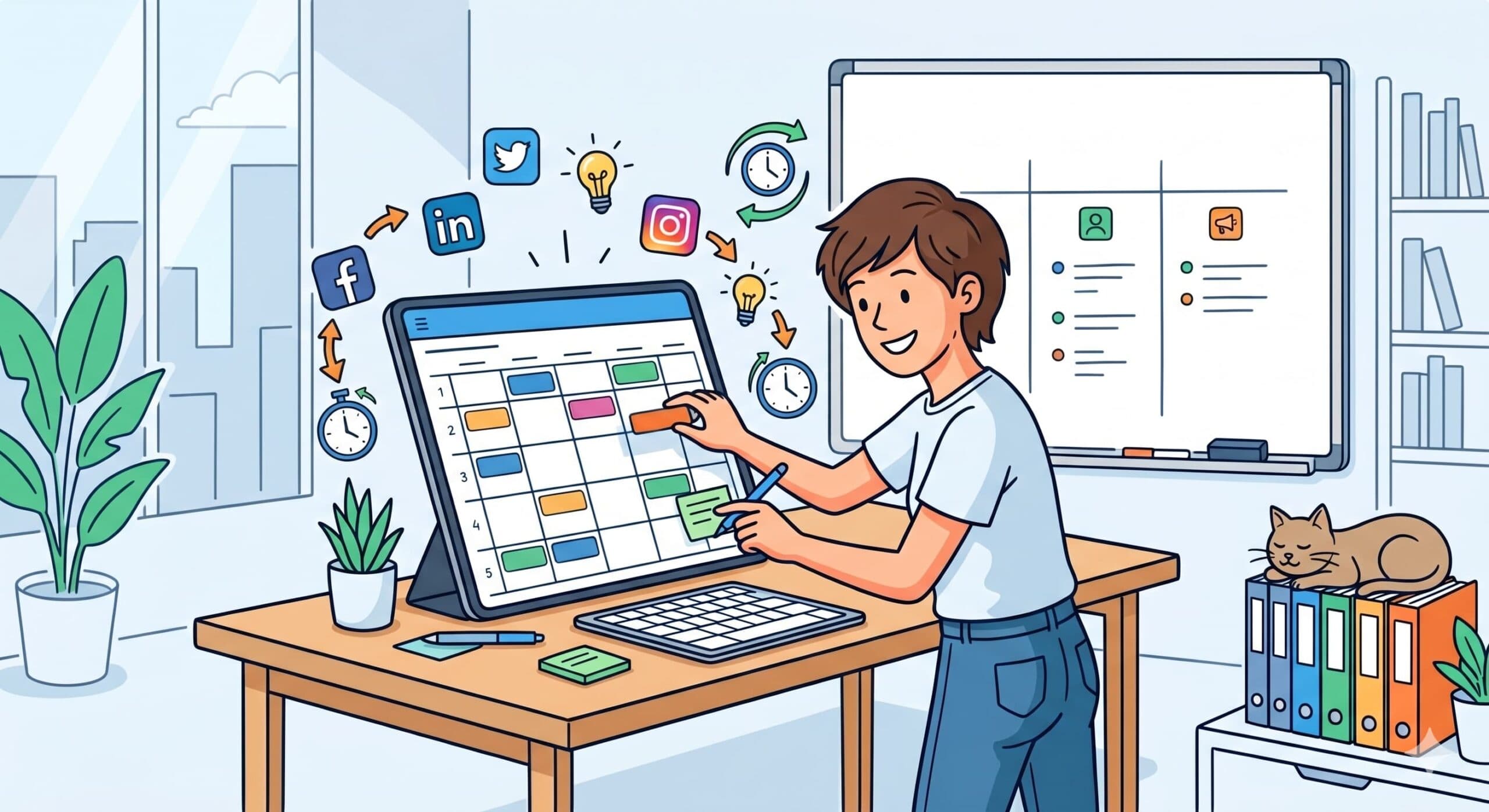 Calendrier éditorial réseaux sociaux : comment en créer un que vous tiendrez vraiment ?
