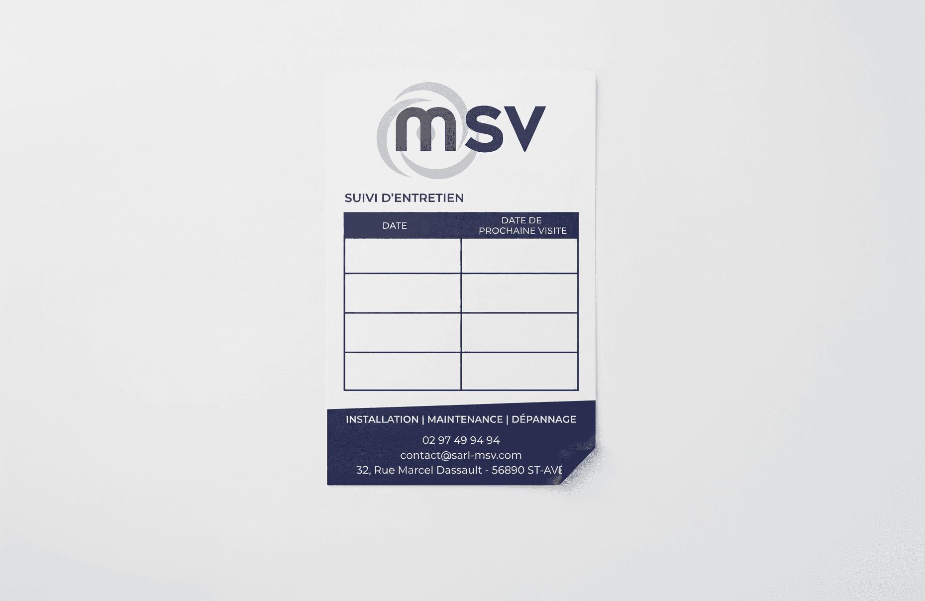 MSV Autocollant